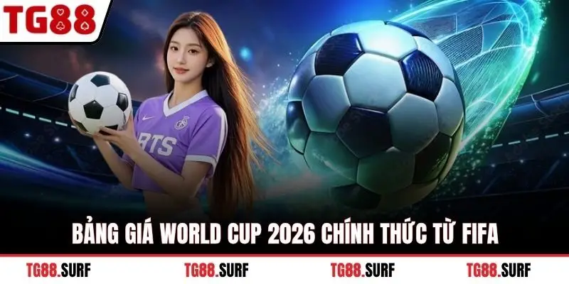 Bảng giá World Cup 2026 chính thức từ FIFA