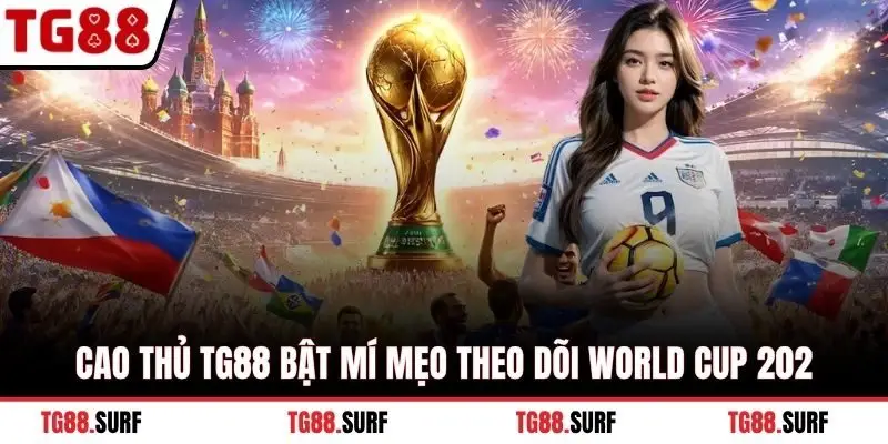 Cao thủ TG88 bật mí mẹo theo dõi World Cup 2026