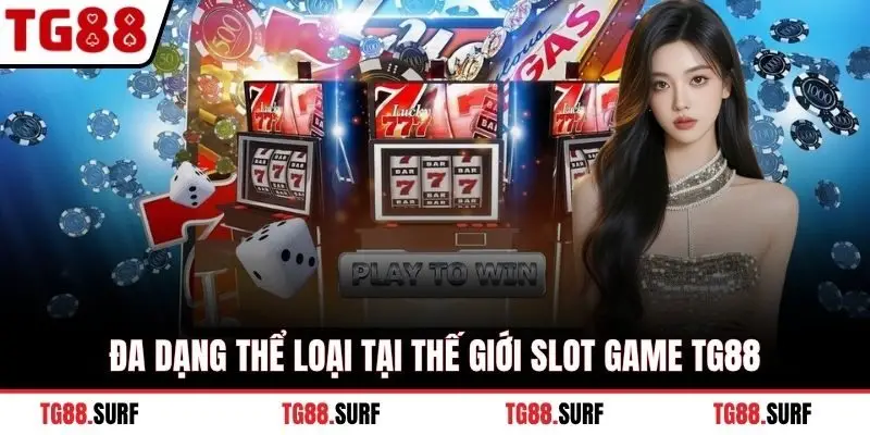 Đa dạng thể loại tại thế giới slot game TG88